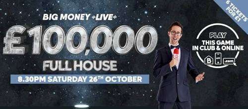 Big Money Live Bingo Games at Buzz Bingo