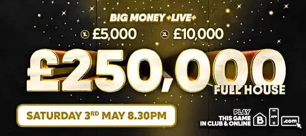Buzz Big Money Live XXL Bingo Game